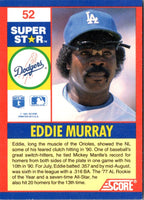 1991 Score 100 Superstars Eddie Murray #52