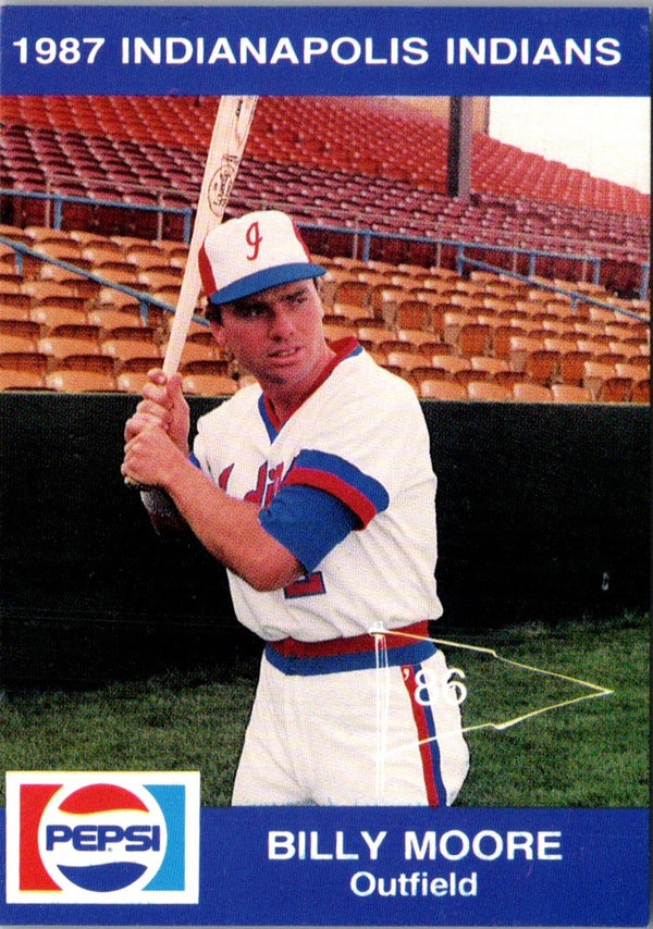 1987 Indianapolis Indians Billy Moore #18