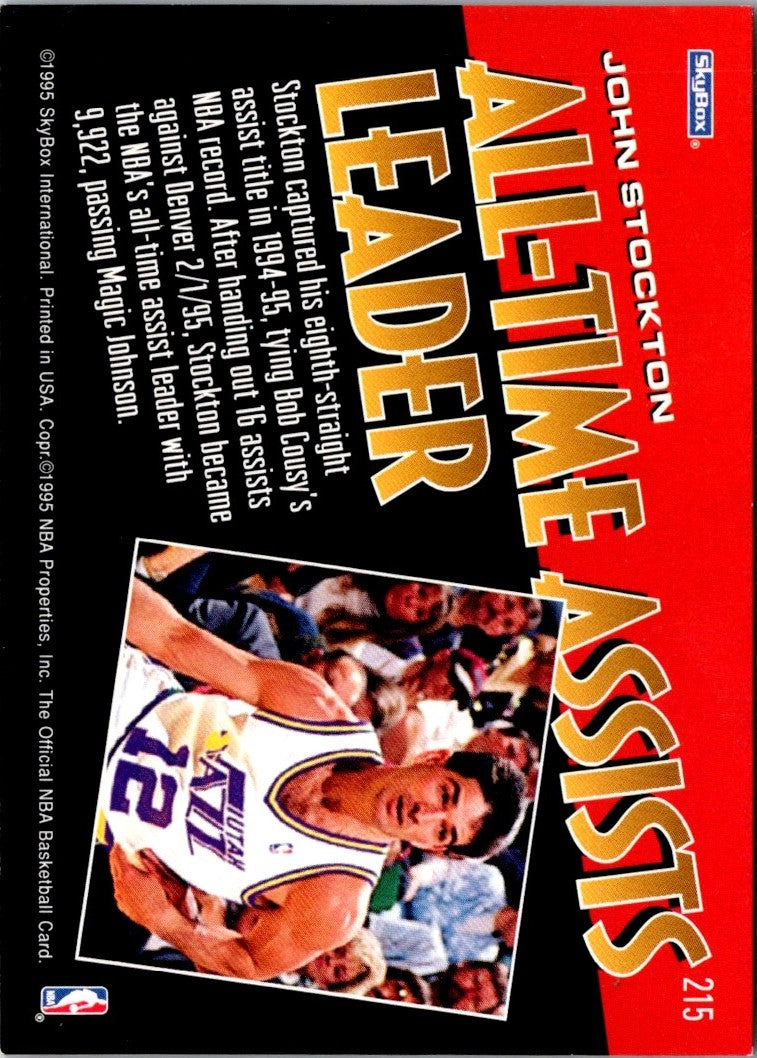 1996 SkyBox USA Texaco John Stockton