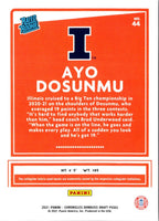 2021 Donruss Rated Rookies Ayo Dosunmu #RY-ADO