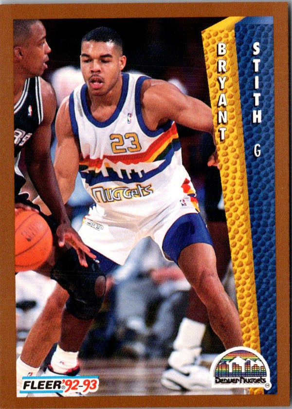 1992 Fleer Bryant Stith #332 Rookie