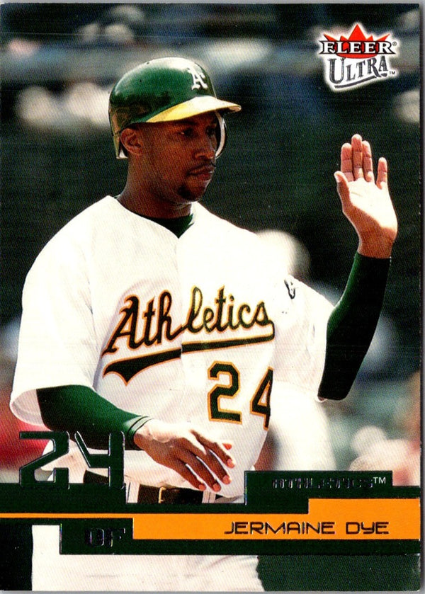 2002 Fleer E-X Jermaine Dye #71