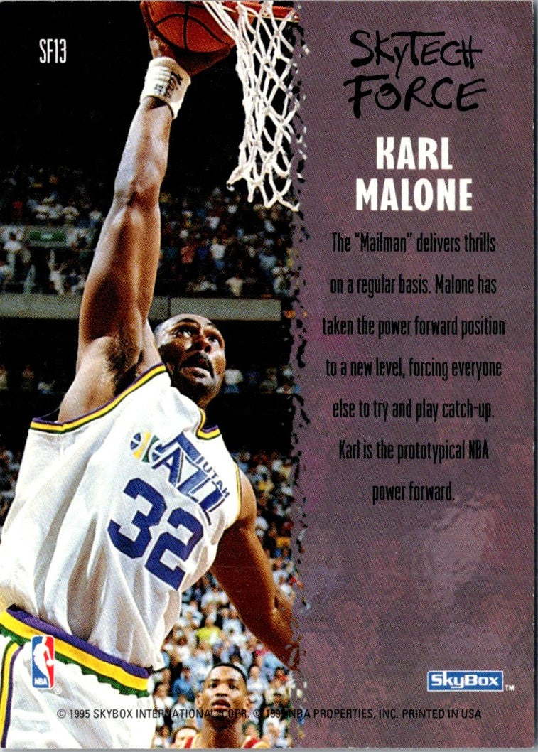 1994 SkyBox SkyTech Force Karl Malone