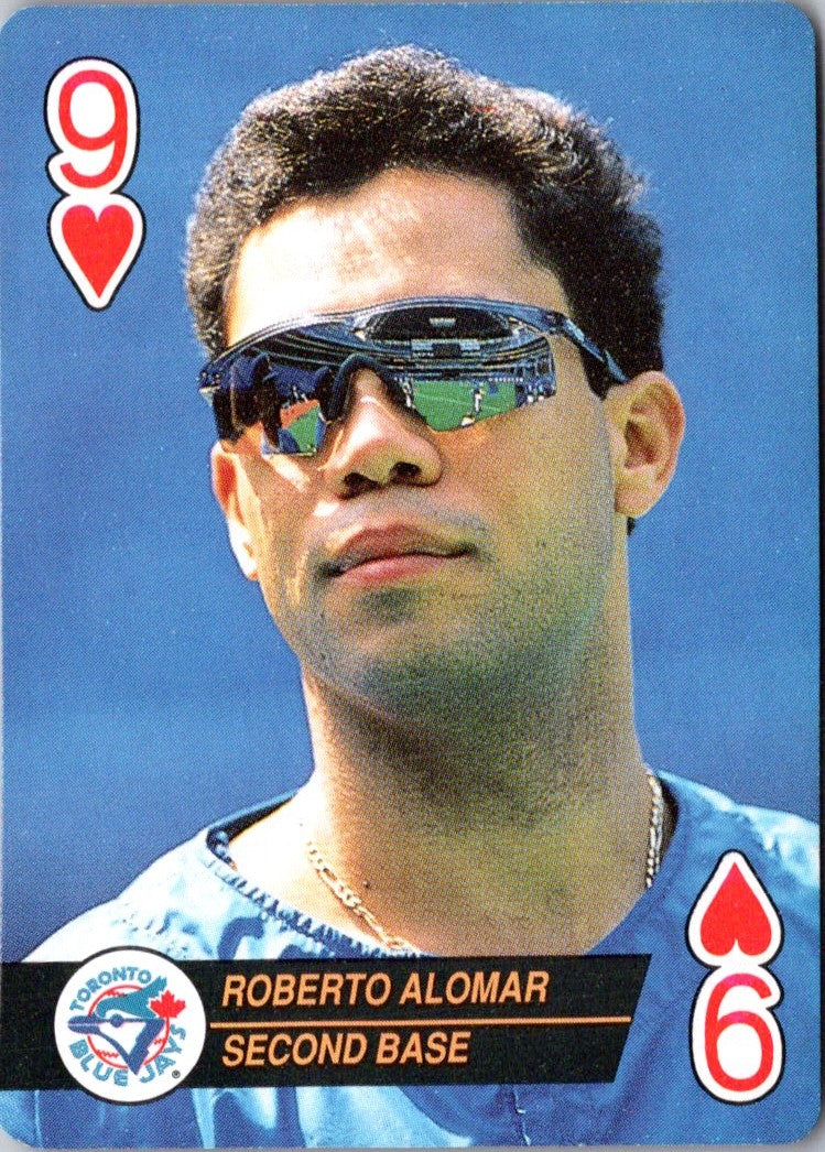 1993 Bicycle Aces Roberto Alomar