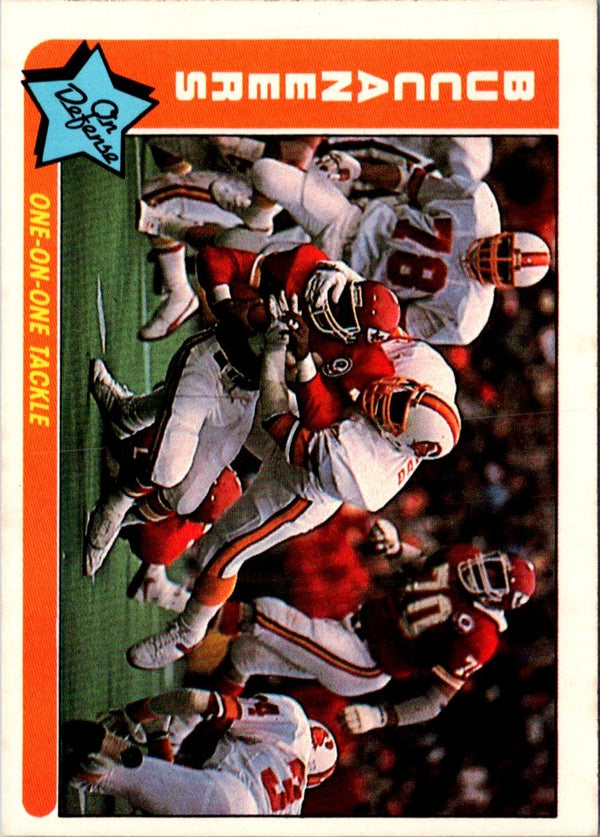 1985 Fleer Team Action One-on-one Tackle (Defense) #80