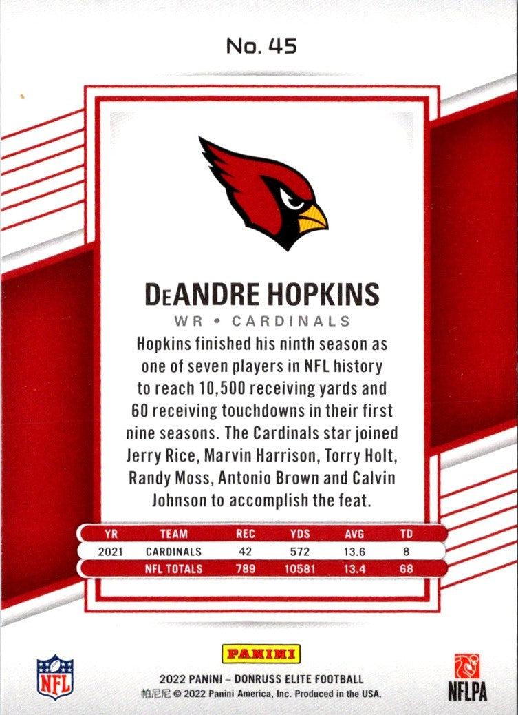 2021 Panini Flawless DeAndre Hopkins