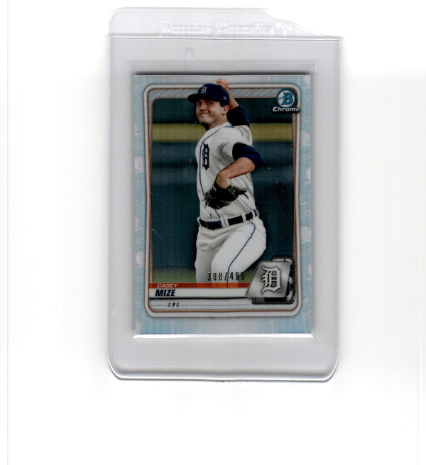 2020 Bowman Chrome Prospects Refractor Casey Mize #BCP-142 308/499