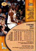 1999 Stadium Club Tyrone Hill #31