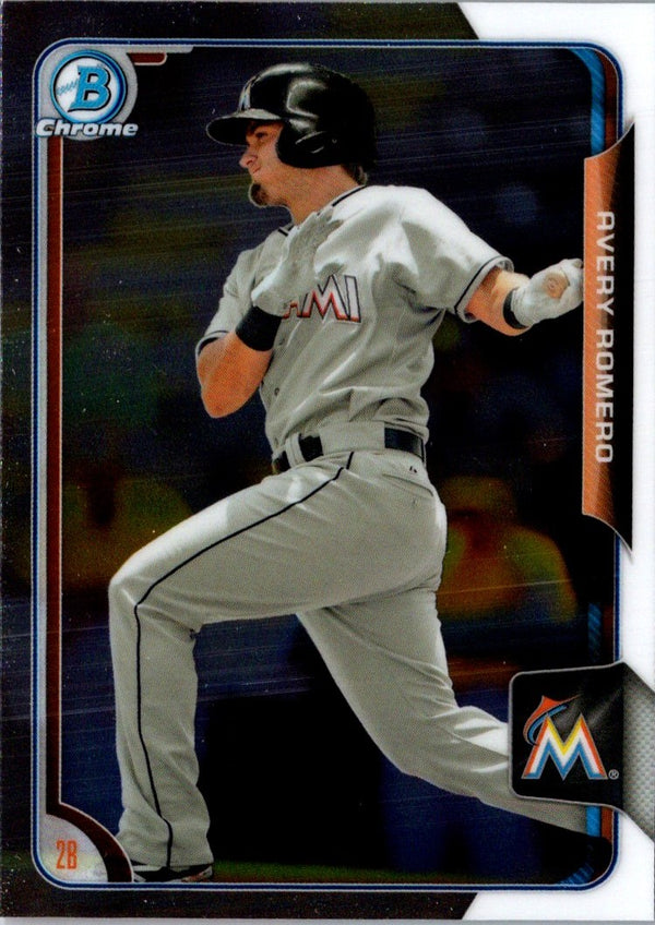 2015 Bowman Draft Picks & Prospects Chrome Blue Sky Refractors Avery Romero #176