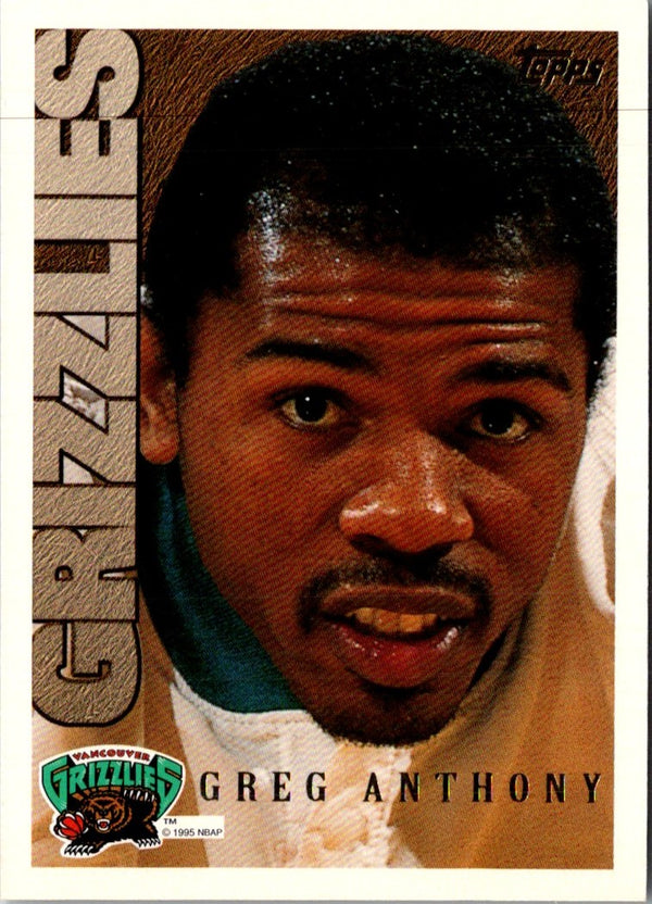 1995 Topps Inaugural Season Greg Anthony #15