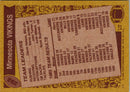 1986 Topps Minnesota Vikings