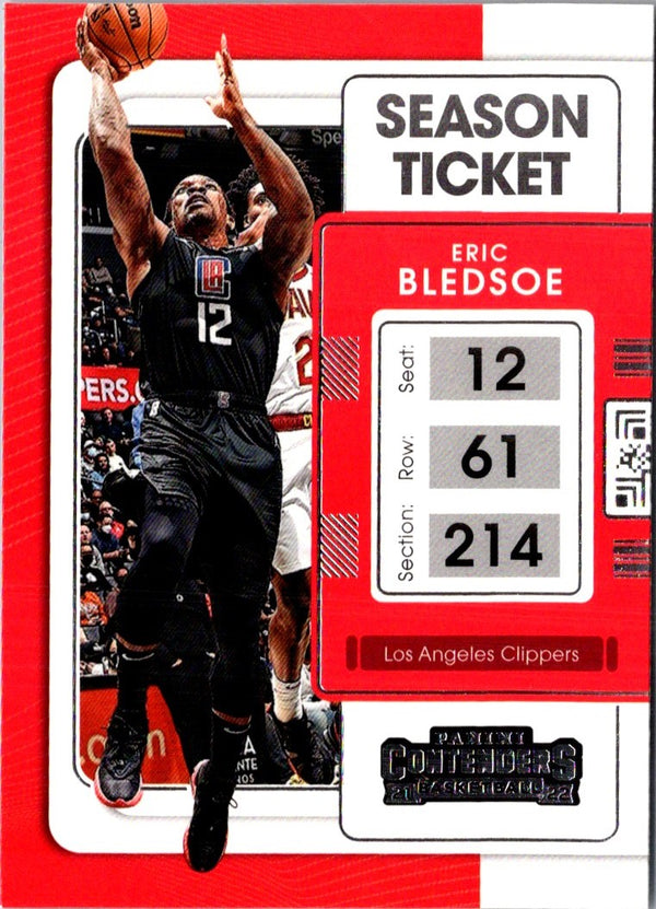 2021 Panini Contenders Game Ticket Red Eric Bledsoe #42