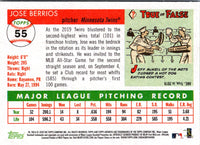 2020 Topps Archives Jose Berrios #55