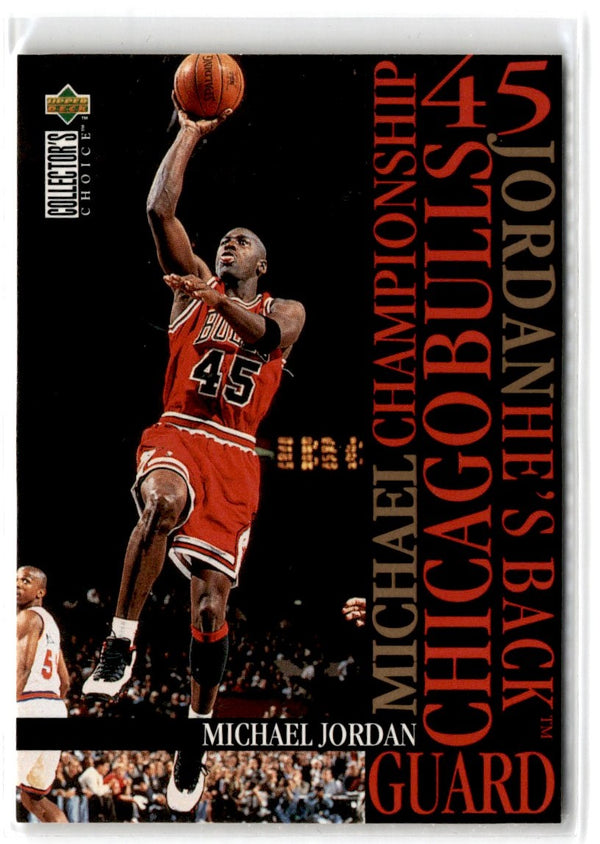 1995 Collector's Choice Jordan He's Back Michael Jordan #M3