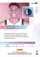 2018 Panini Status Kostas Antetokounmpo #189