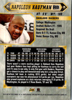 1997 Topps Napoleon Kaufman #29