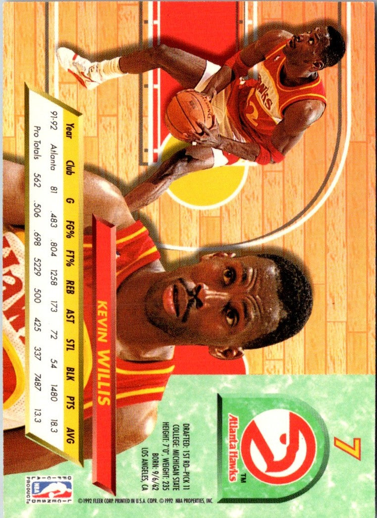 1992 Ultra Kevin Willis