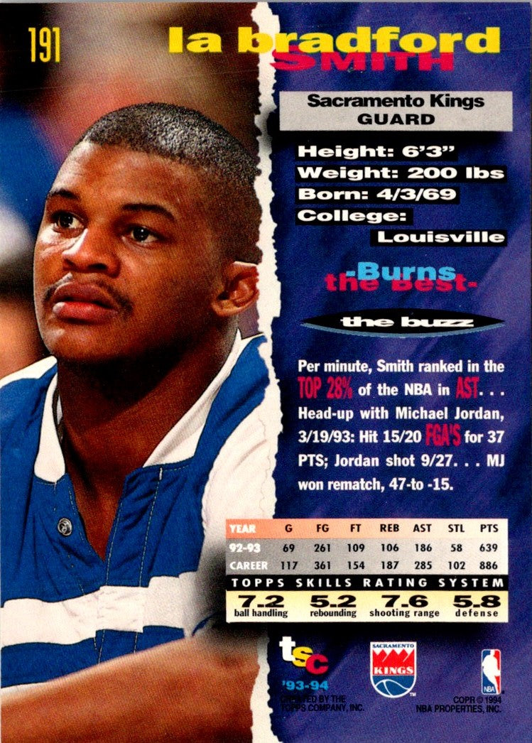 1993 Stadium Club LaBradford Smith