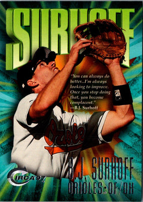 1997 Circa B.J. Surhoff #277