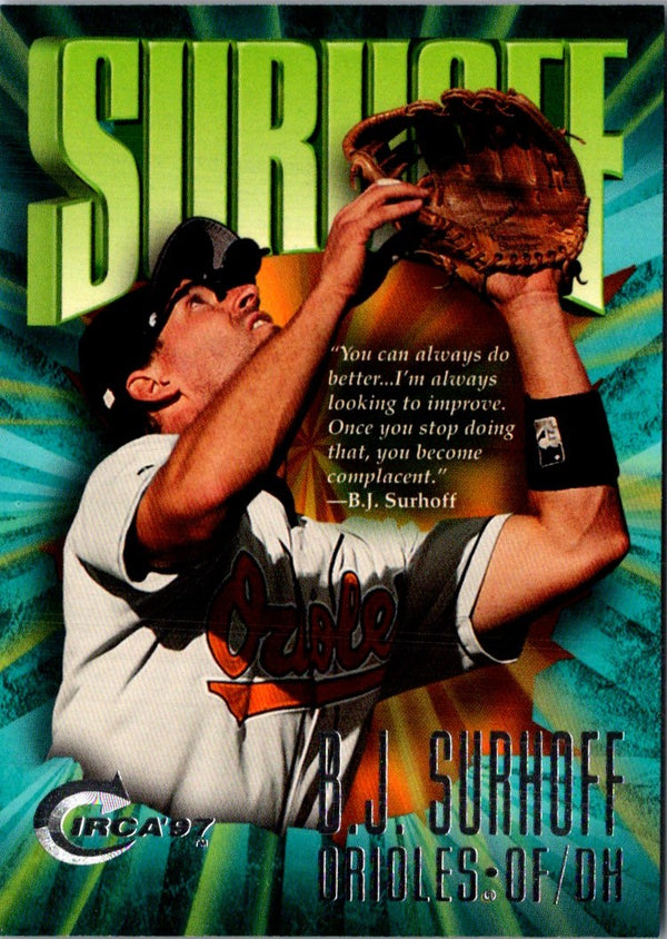 1997 Circa B.J. Surhoff #277
