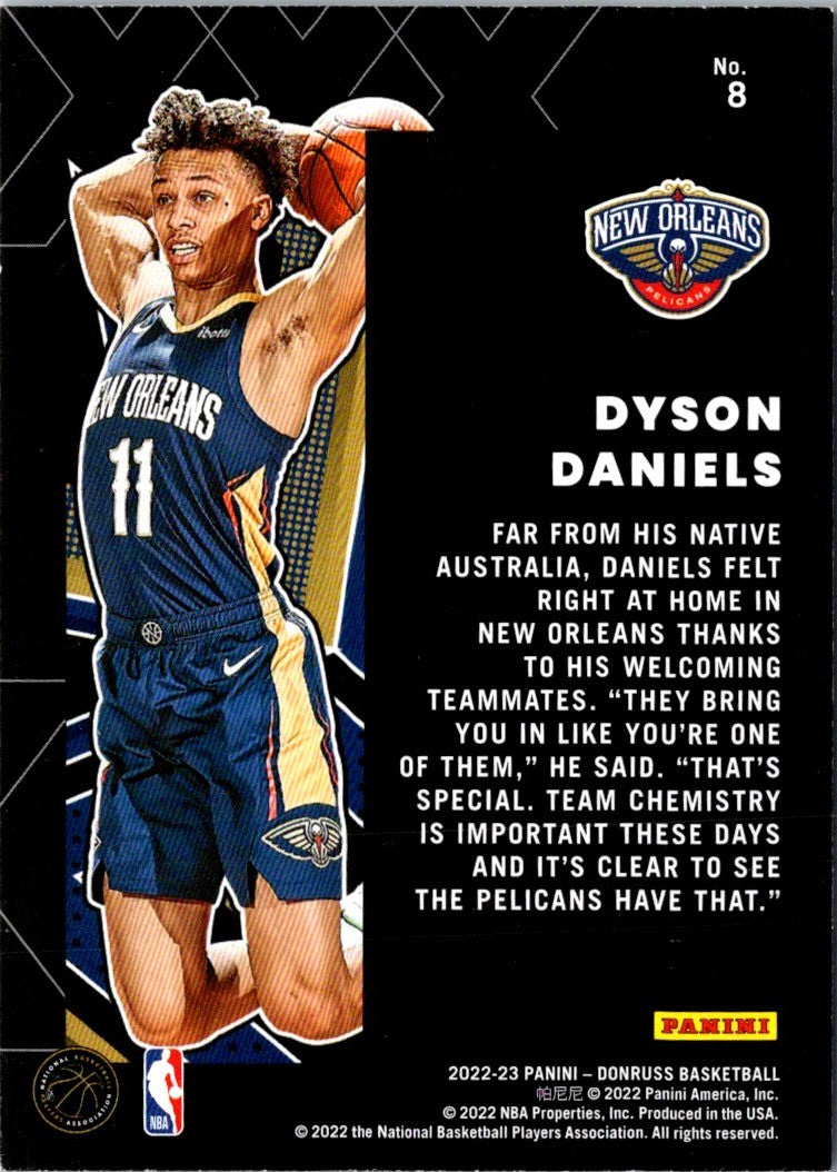 2022 Donruss Great X-Pectations Dyson Daniels