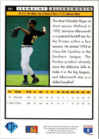 1994 Upper Deck Jermaine Allensworth #541 Rookie