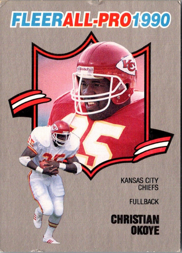 1990 Fleer All-Pro Christian Okoye #5