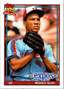 1991 Topps Moises Alou
