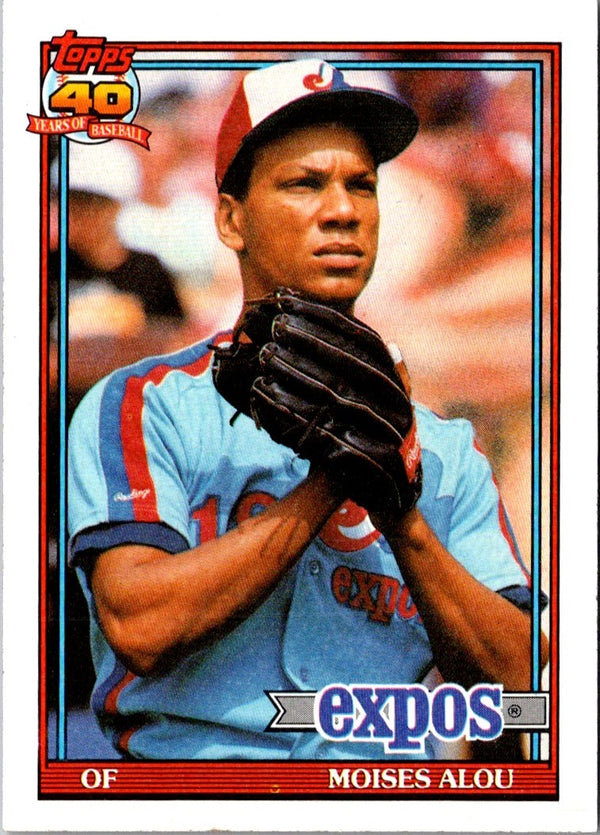 1991 Topps Moises Alou #526