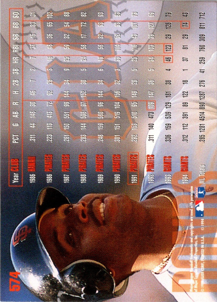 1995 Fleer Barry Bonds