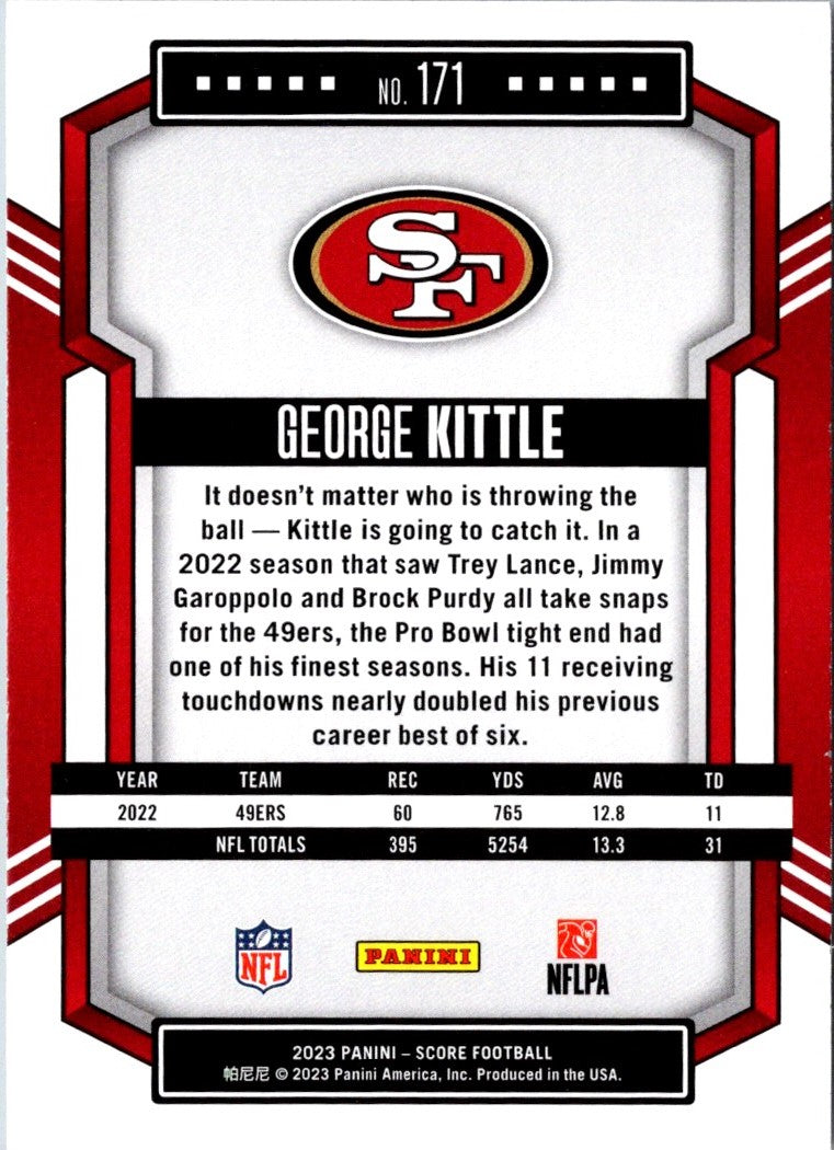 2023 Score George Kittle