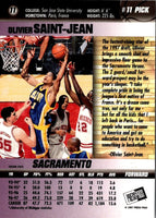 1997 Press Pass Double Threat Red Olivier Saint-Jean #11