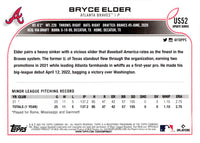 2022 Topps Update Bryce Elder #US52 Rookie