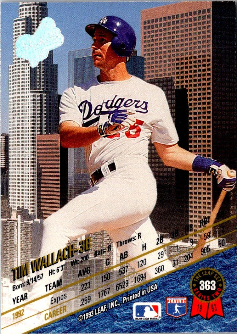 1993 Leaf Tim Wallach