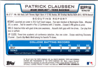 2012 Bowman Draft Picks & Prospects Patrick Claussen #BDPP156 Refractor