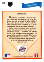 1991 Upper Deck Final Edition Tony Gwynn #97F