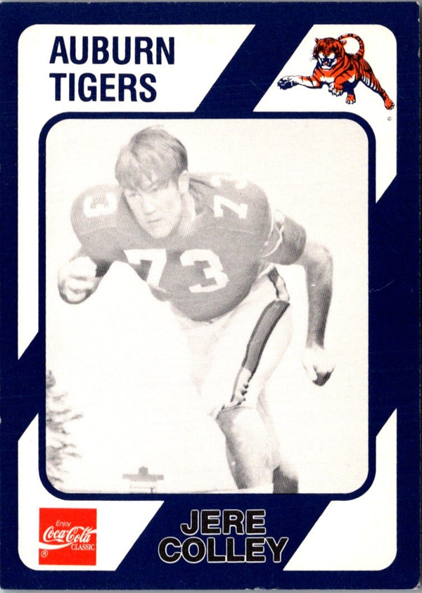 1989 Collegiate Collection Auburn Coke 580 Jere Colley #252