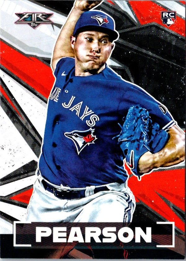 2021 Topps Fire Nate Pearson #25 Rookie