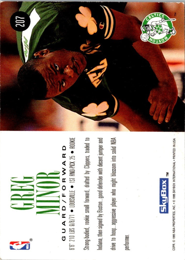 1994 SkyBox Greg Minor