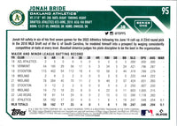 2023 Topps Gold Jonah Bride #95