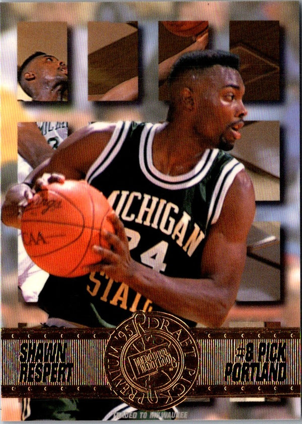 1995 Press Pass Premium Draft Picks Shawn Respert #8