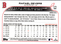 2022 Topps Chrome Rafael Devers #171