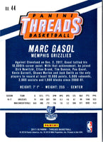 2017 Panini Threads Marc Gasol #44