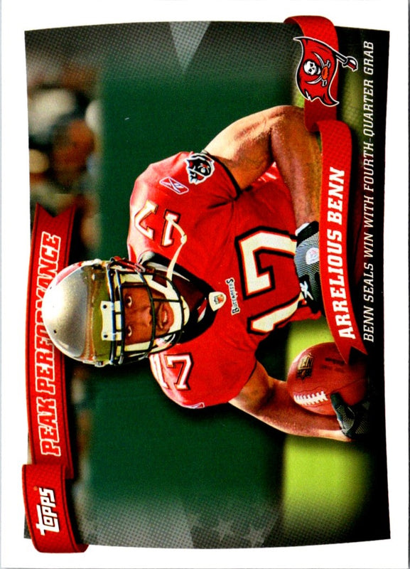 2010 Topps Peak Performance Arrelious Benn #PP23