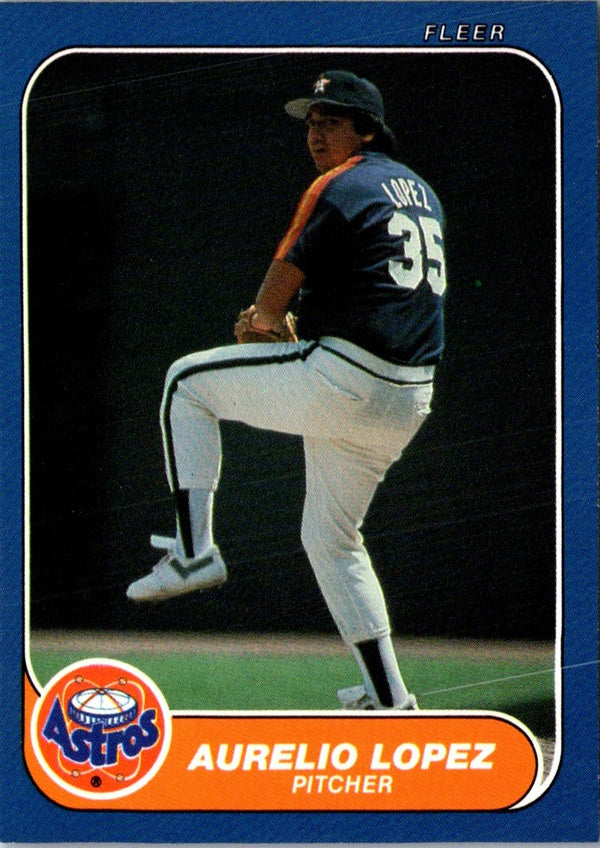 1986 Fleer Update Aurelio Lopez #U-69