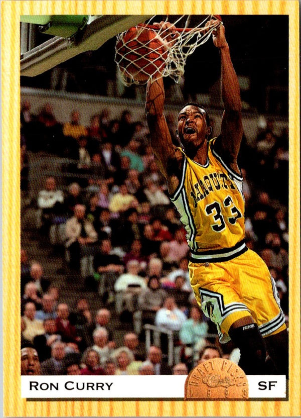 1993 Classic Draft Picks Gold Ron Curry #23
