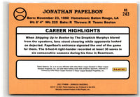 2021 Donruss Holo Red Jonathan Papelbon #243