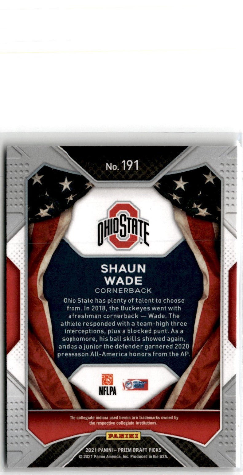 2021 Panini Prizm Draft Picks Collegiate Shaun Wade