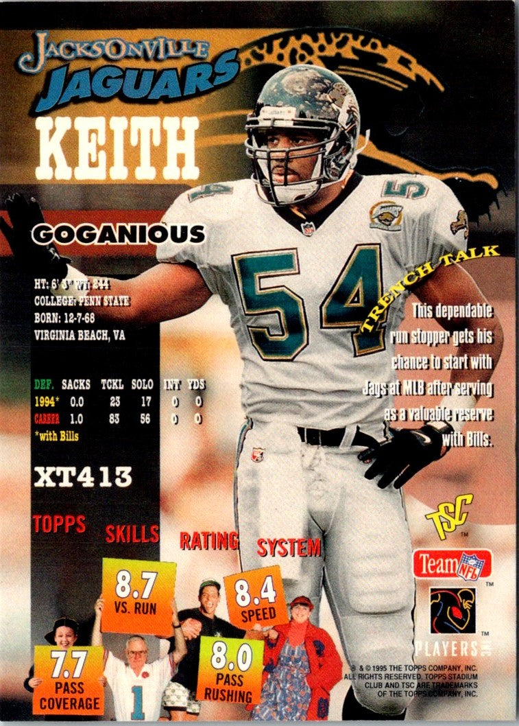 1995 Stadium Club Keith Goganious