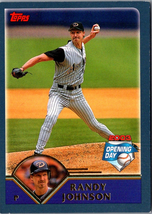 2003 Topps Opening Day Randy Johnson #30